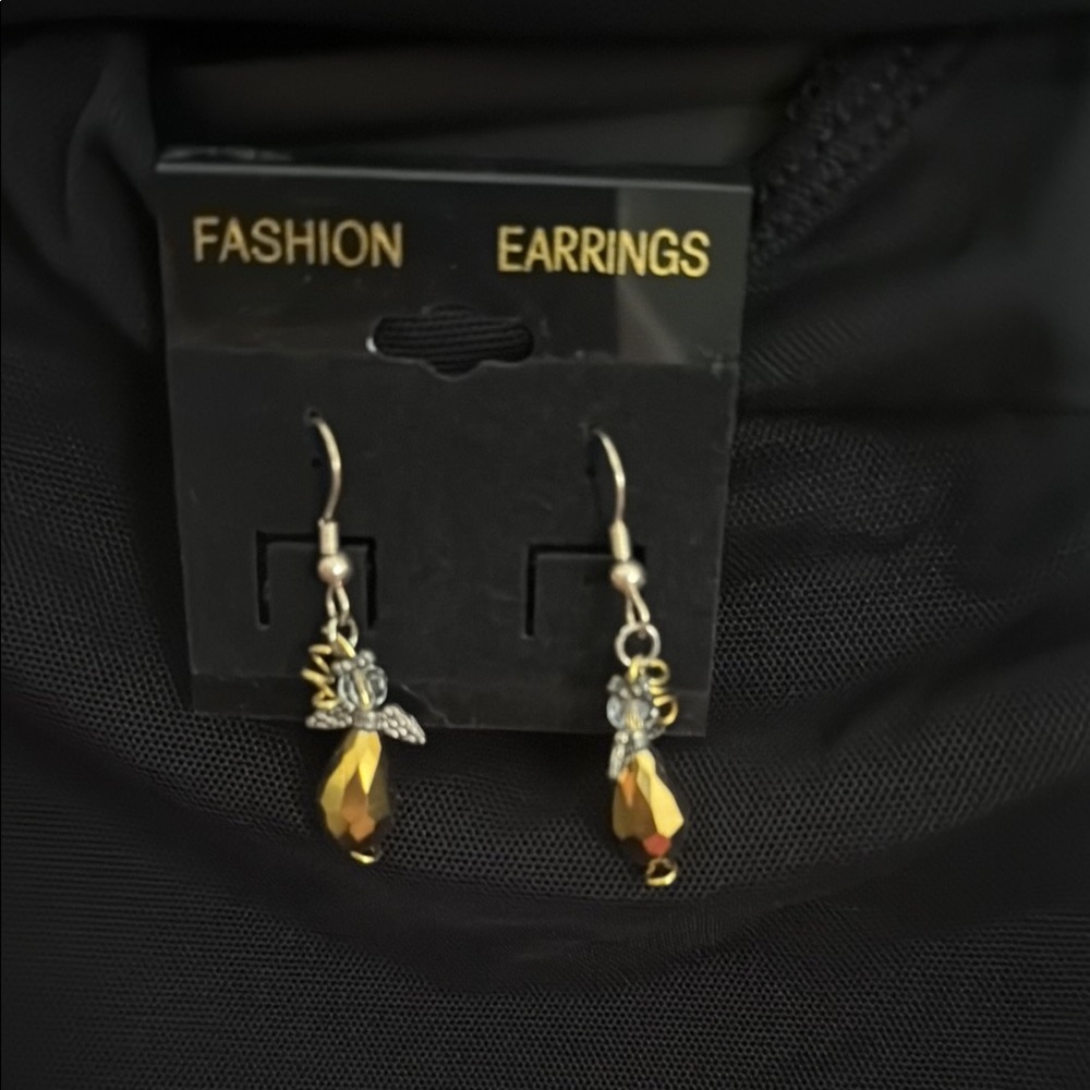 Gold and Silver Fashion Earrings
